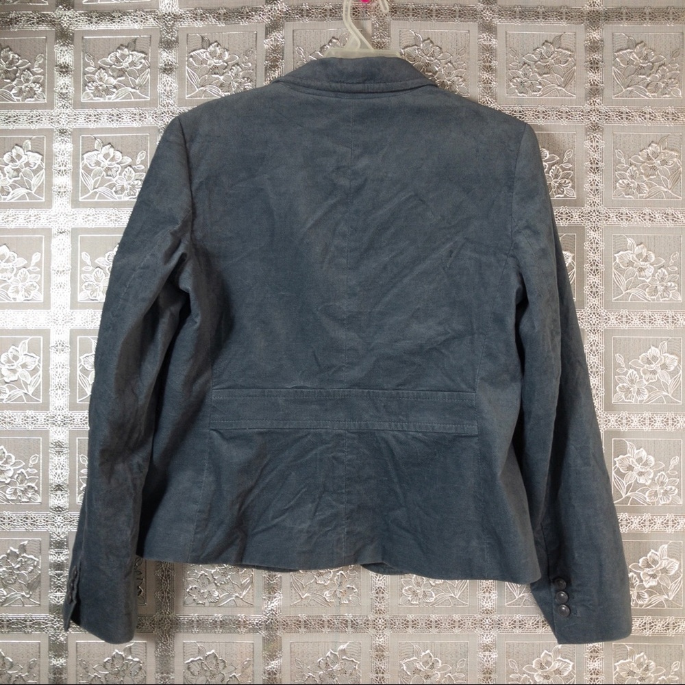 Talbots Dusty Blue Button Front Blazer Size 12 - image 6